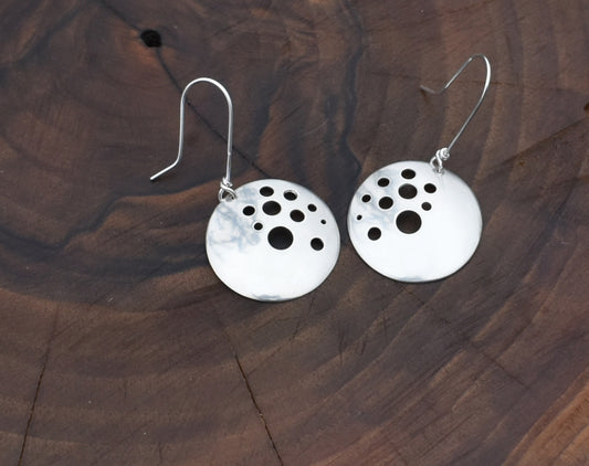 Boucles d'oreilles femme - Collection astrale - Argent massif